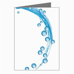 Water Swirl Greeting Card by magann