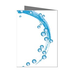 Water Swirl Mini Greeting Card (8 Pack) by magann