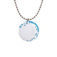 Water Swirl Button Necklace by magann