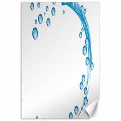 Water Swirl Canvas 24  X 36  (unframed) by magann