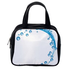 Water Swirl Classic Handbag (one Side)