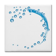 Water Swirl Face Towel by magann