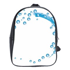 Water Swirl School Bag (large) by magann