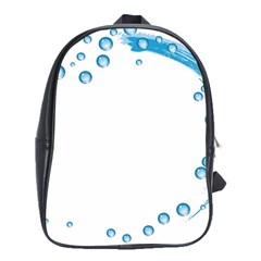 Water Swirl School Bag (xl)