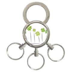 Clover 3-ring Key Chain by magann