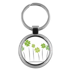 Clover Key Chain (round) by magann