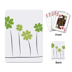 Clover Playing Cards Single Design by magann