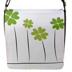 Clover Flap Closure Messenger Bag (small) by magann