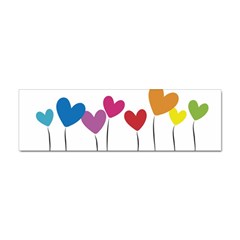 Heart Flowers Bumper Sticker 10 Pack by magann