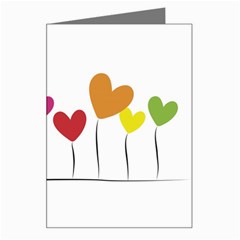 Heart Flowers Greeting Card by magann