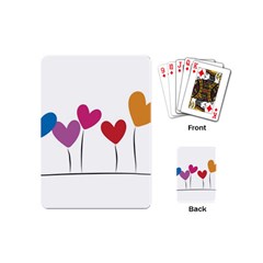 Heart Flowers Playing Cards (mini) by magann