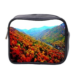 Through The Mountains Mini Travel Toiletry Bag (two Sides) by Majesticmountain