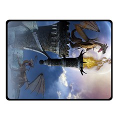 Dragon Land 2 Fleece Blanket (small) by gatterwe