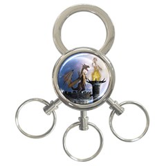 Dragon Land 2 3-ring Key Chain by gatterwe