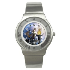 Dragon Land 2 Stainless Steel Watch (unisex) by gatterwe