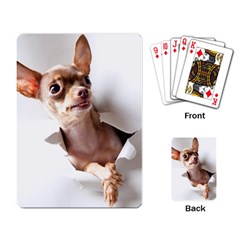 Chihuahua Playing Cards Single Design