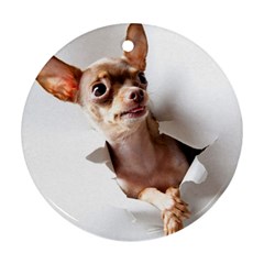 Chihuahua Round Ornament (Two Sides)