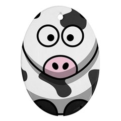 Cow Oval Ornament by cutepetshop