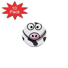 Cow 1  Mini Button (10 Pack)