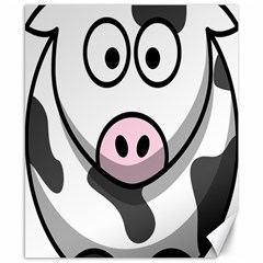 Cow Canvas 8  X 10  (unframed) by cutepetshop