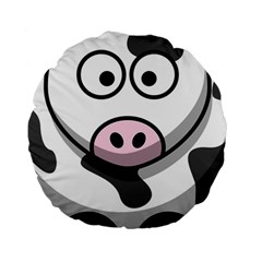 Cow 15  Premium Round Cushion  by cutepetshop