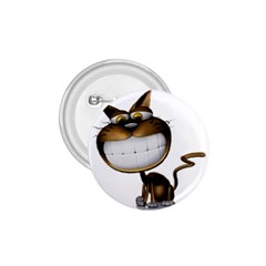 Funny Cat 1 75  Button