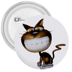 Funny Cat 3  Button by cutepetshop