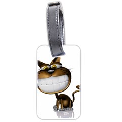 Funny Cat Luggage Tag (two Sides) by cutepetshop