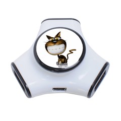 Funny Cat 3 Port Usb Hub by cutepetshop