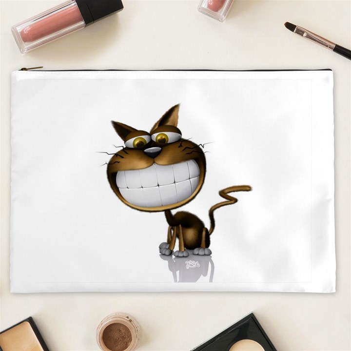 Funny Cat Cosmetic Bag (XXL)