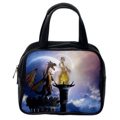 Dragon Land 2 Classic Handbag (one Side)