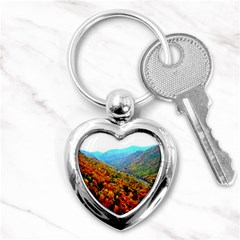 Through The Mountains Key Chain (heart) by Majesticmountain