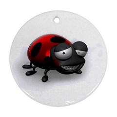 Lady Bird Round Ornament by cutepetshop