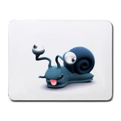 Funny Snail Small Mouse Pad (rectangle) by cutepetshop