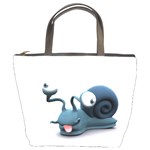 Funny Snail Bucket Bag Front