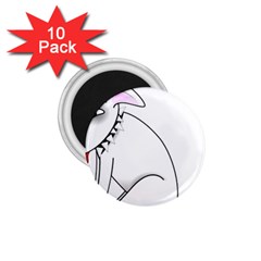 Pitbull 1 75  Button Magnet (10 Pack) by cutepetshop