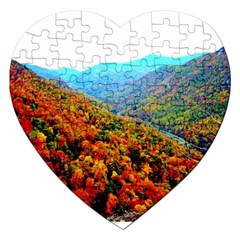 Through The Mountains Jigsaw Puzzle (heart) by Majesticmountain