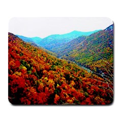 Through The Mountains Large Mouse Pad (rectangle)