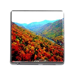 Through The Mountains Memory Card Reader With Storage (square) by Majesticmountain