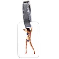 Usa Girl Luggage Tag (one Side)