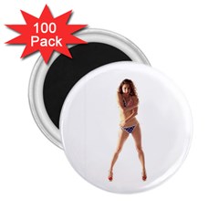 Usa Girl 2 25  Button Magnet (100 Pack) by hlehnerer