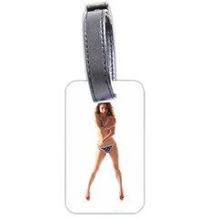 Usa Girl Luggage Tag (one Side) by hlehnerer