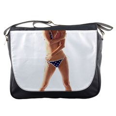 Usa Girl Messenger Bag by hlehnerer