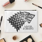 Winter is Coming ( Stark ) 2 Cosmetic Bag (Large) Back