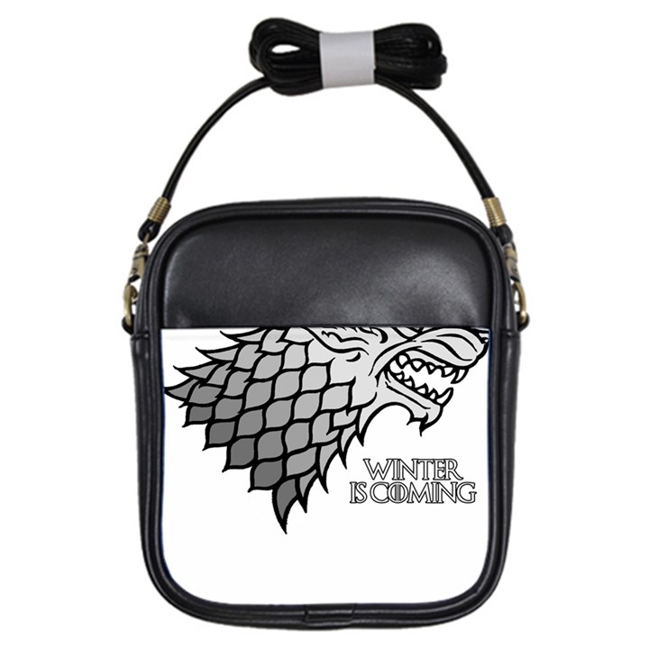 Winter is Coming ( Stark ) 2 Girl s Sling Bag