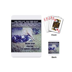 Animal Liberation Playing Cards (mini)