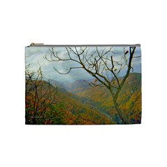 Way Above The Mountains Cosmetic Bag (medium) by Majesticmountain