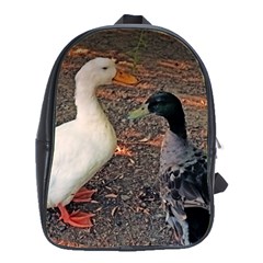 Two Ducks, Best Friend s School Bag (large) by designsbyvee