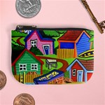 Three Boats & A Fish Table Coin Change Purse Front