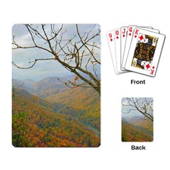 Way Above The Mountains Playing Cards Single Design by Majesticmountain